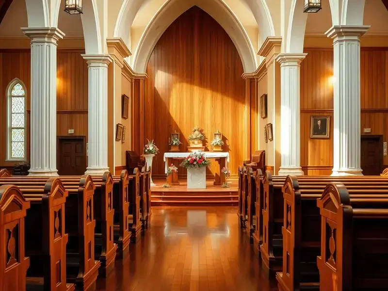 Sanctuary cleaning team at work